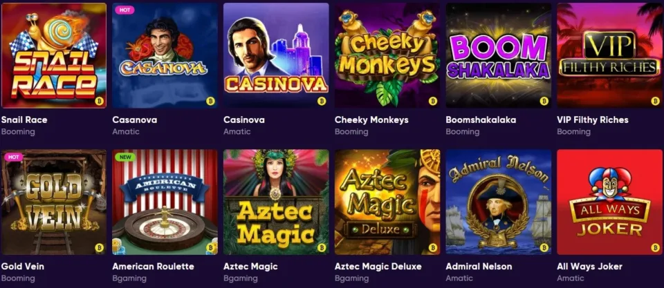 Bao Casino Crypto Games