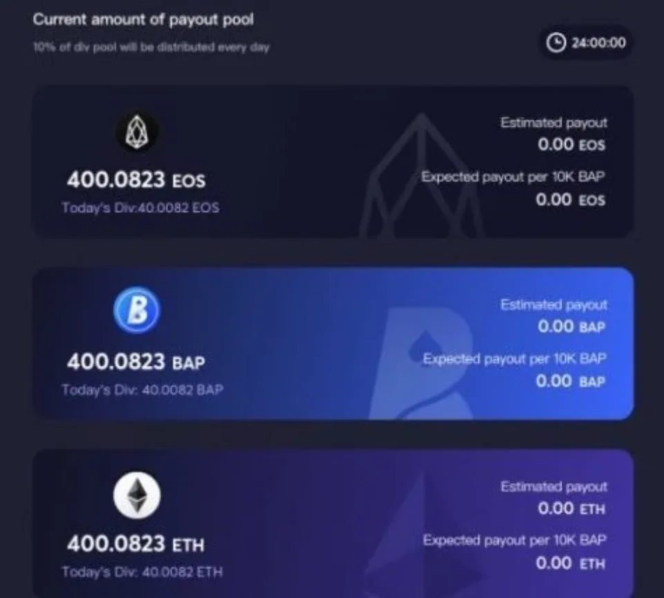 Bap bet - Stake rewards