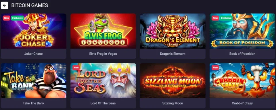 BitStarz Bitcoin Games