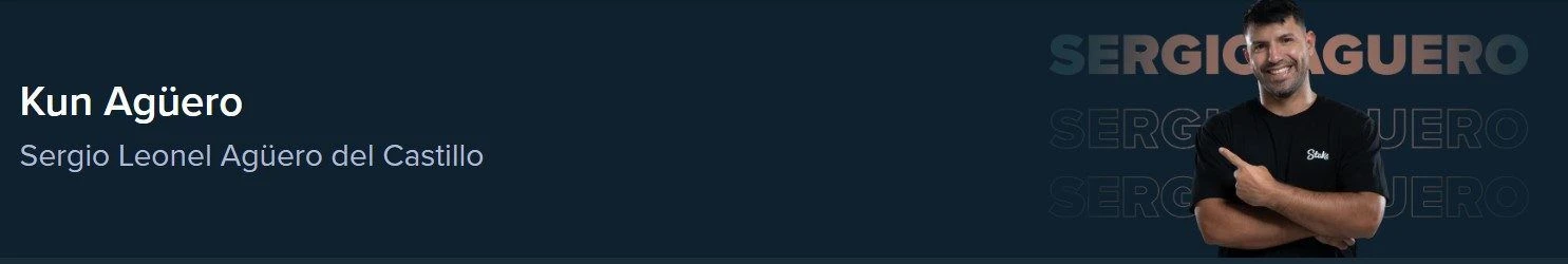kun aguero stake partner