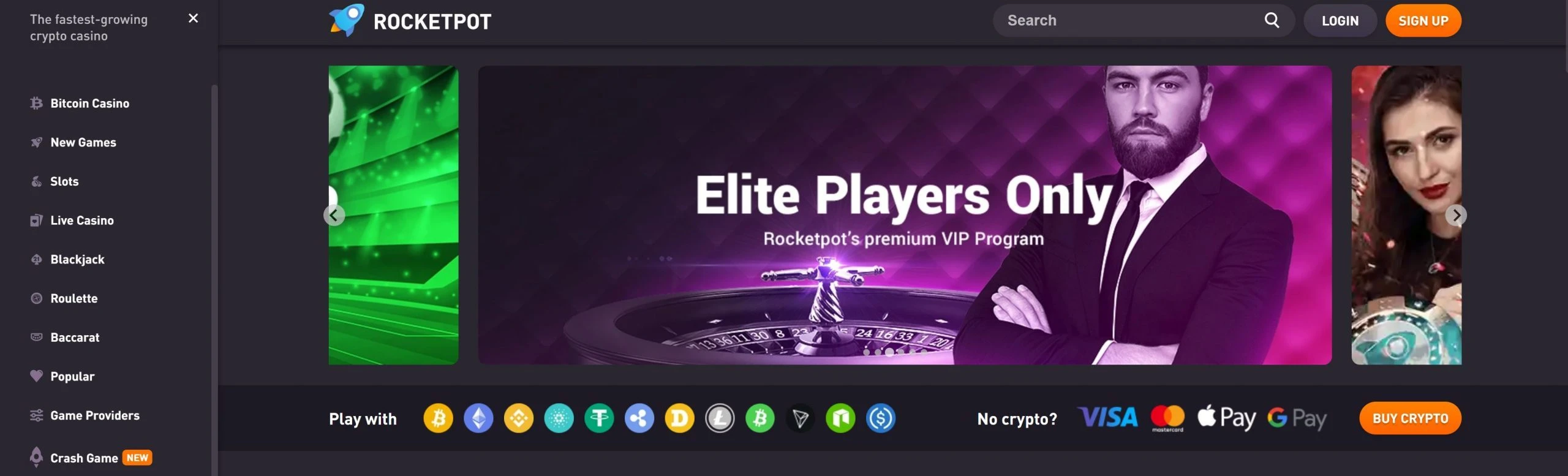 Rocketpot Casino dappGambl