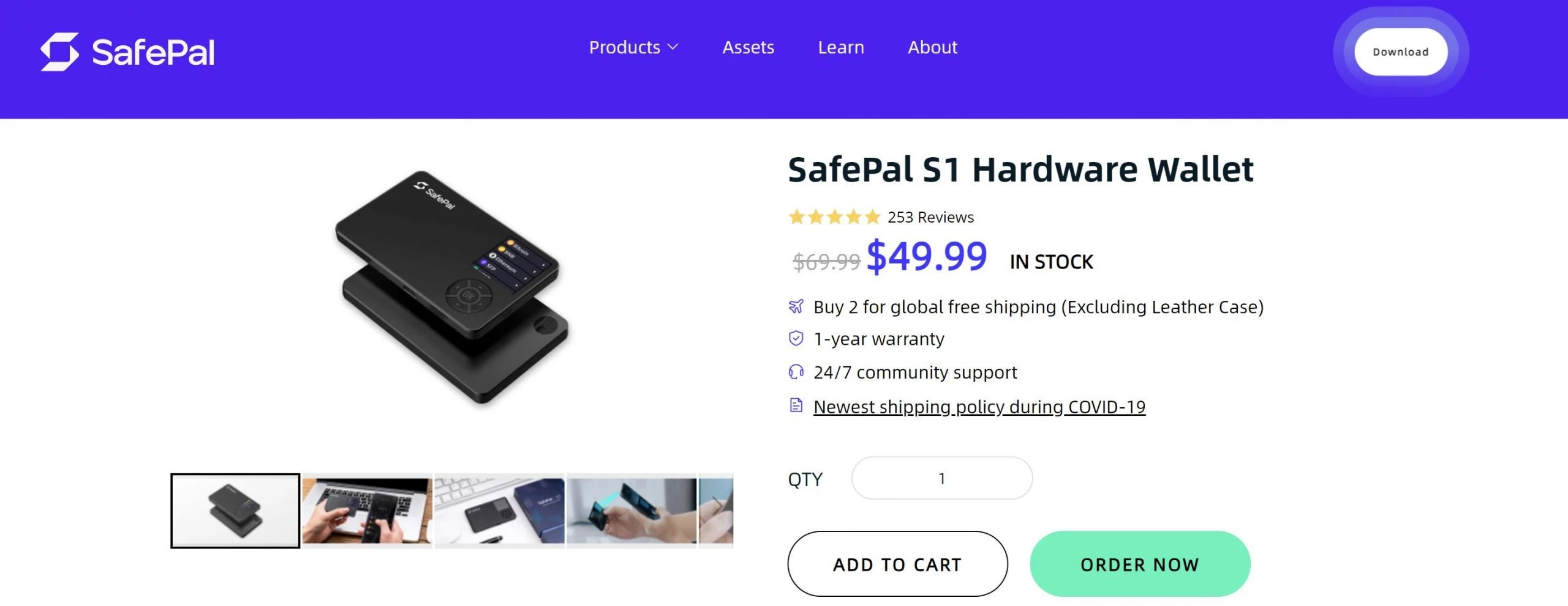 SafePal S1 home dappGambl