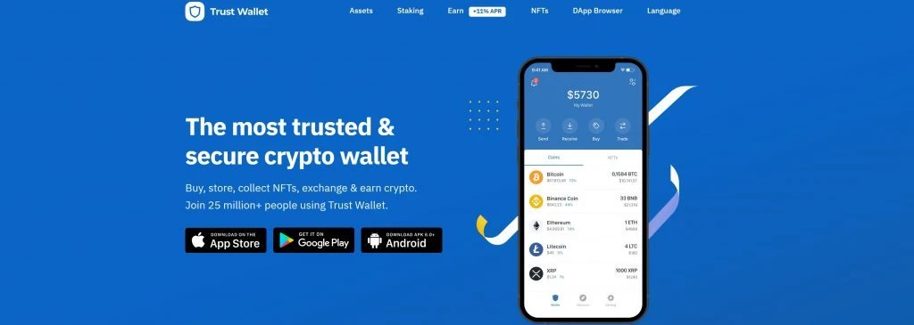 Trust wallet home dappGambl