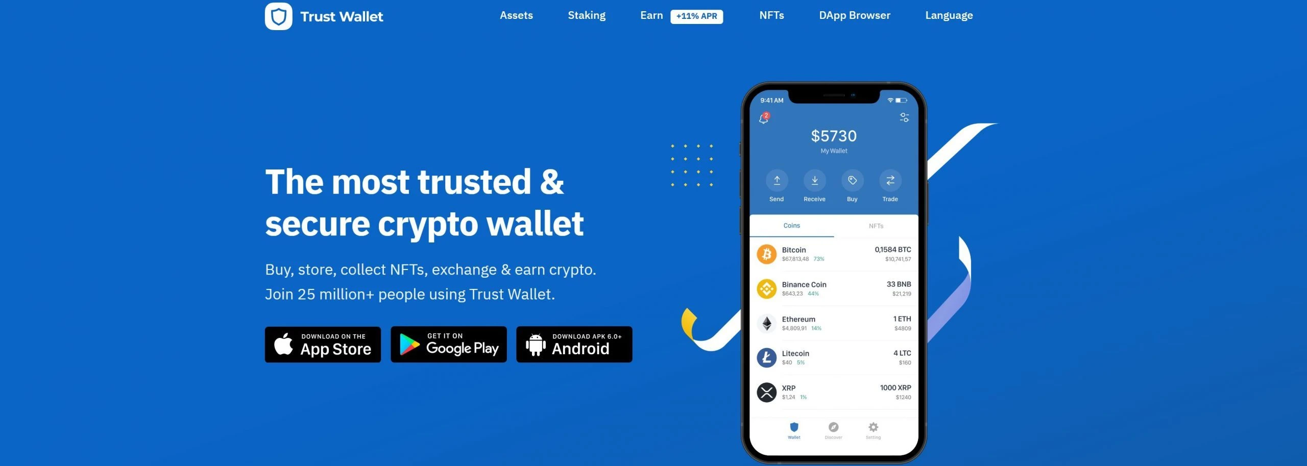 Trust wallet home dappGambl