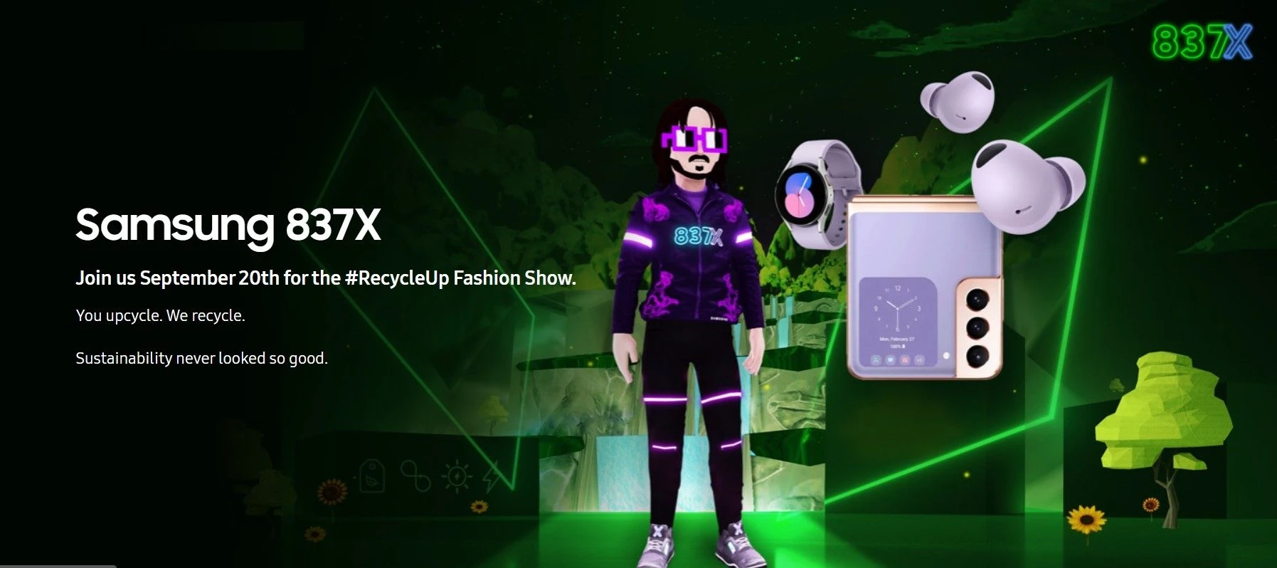 Samsung Decentraland metaverse NFT land dappGambl