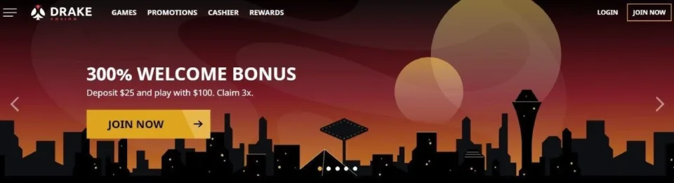 drake casino welcome bonus