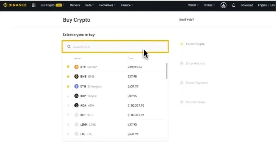 Binance buy crypto dappGambl