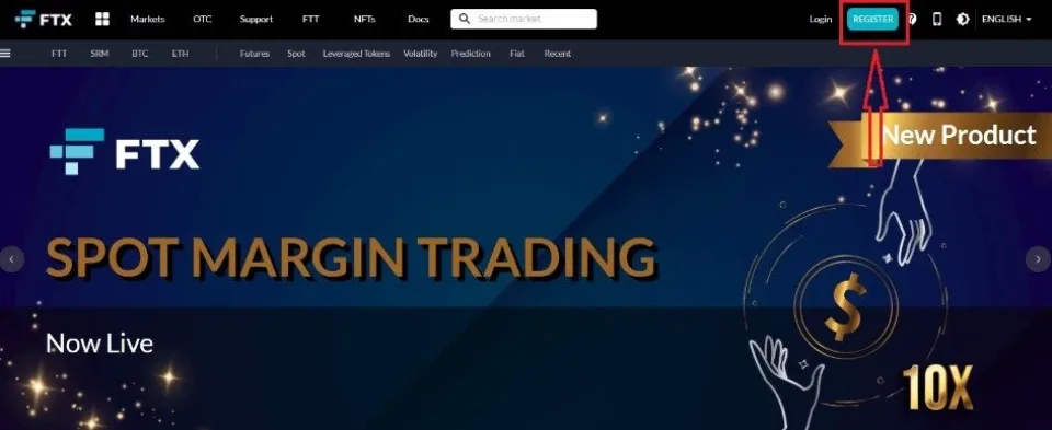 FTX EXCHANGE Home page dappGambl