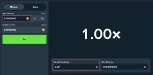 Limbo game target multiplier