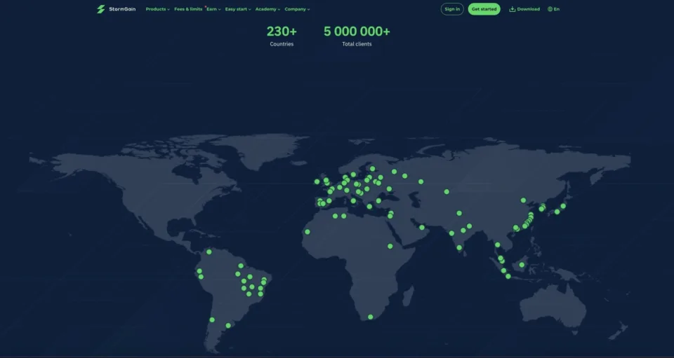 Stormgain review map