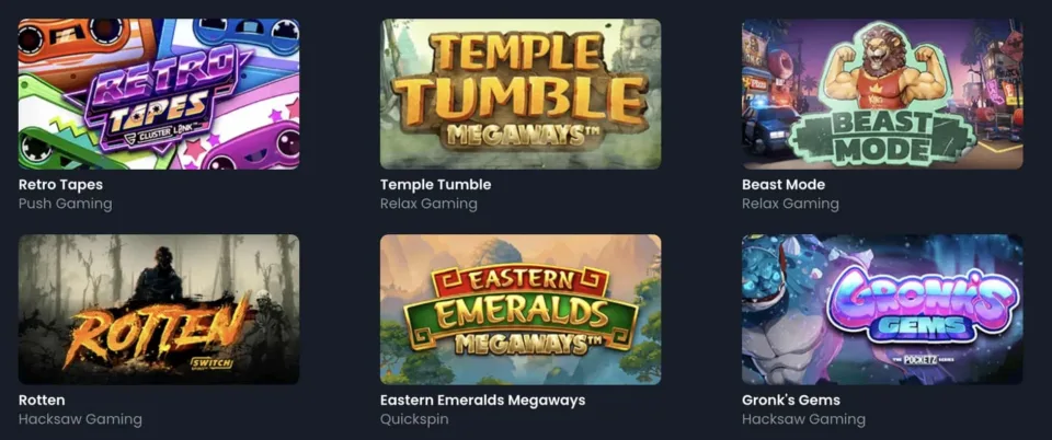 Chips.gg games available