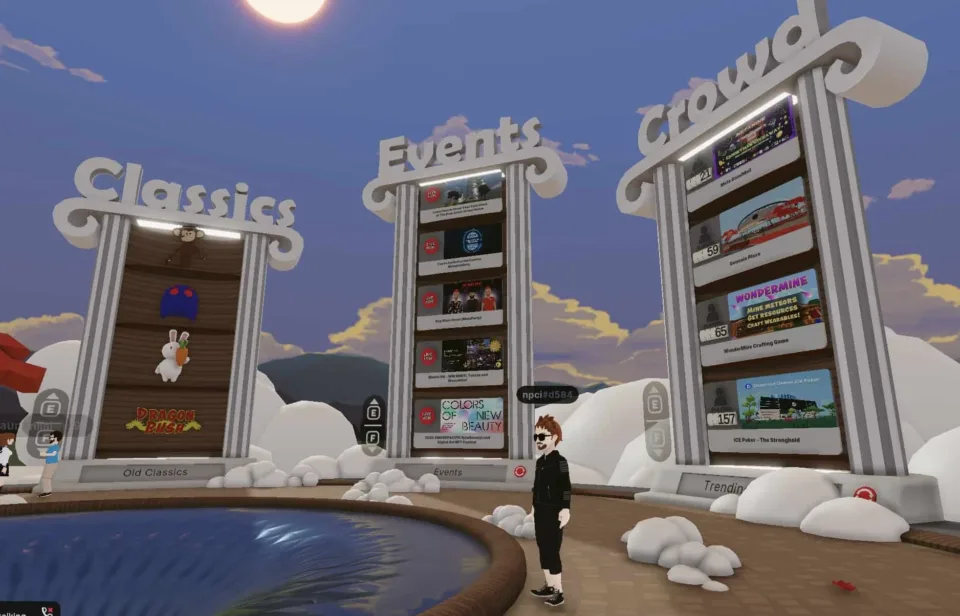 Decentraland main plaza