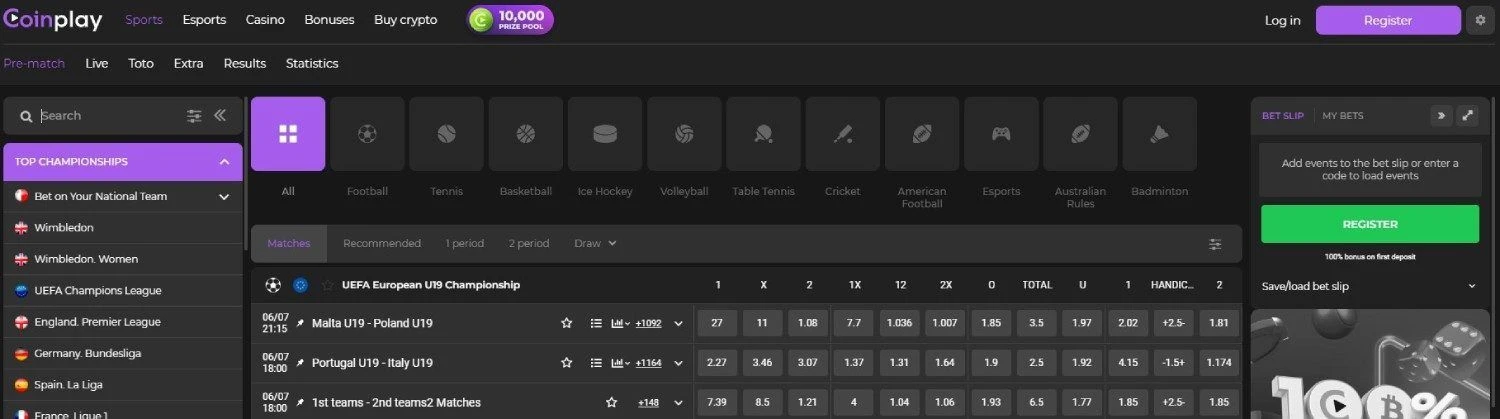 coinplay sportsbook