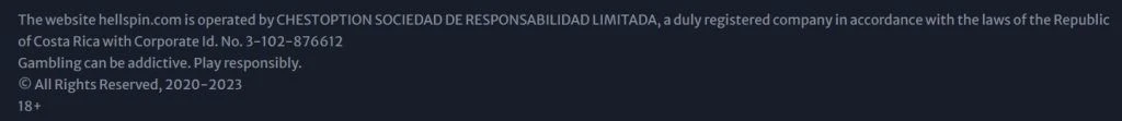 hellspin company info
