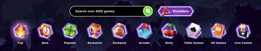 wazamba casino games