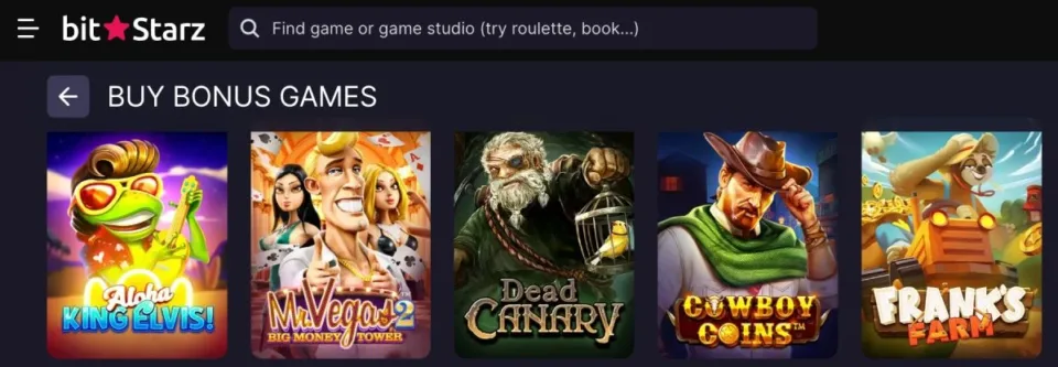 Bonus buy slots Bitsarz