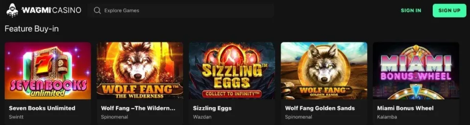 Bonus buy slots WAGMI