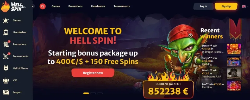 hell spin casino