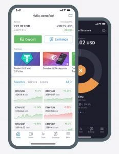 EXMO crypto exchange mobile
