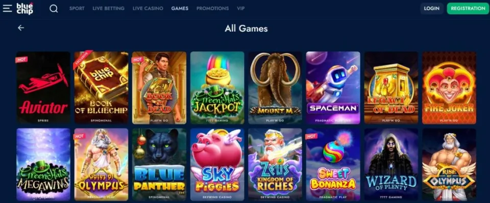 bluechip-games-selection