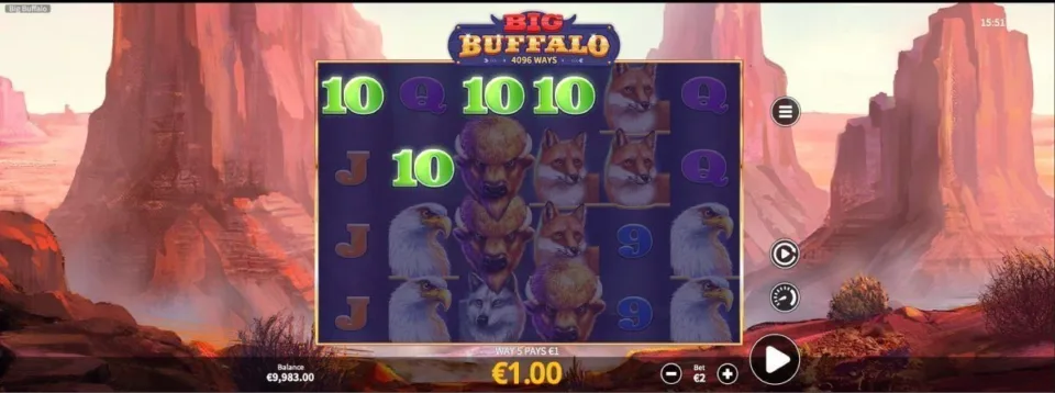 big buffalo slot win