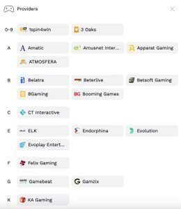 level up casino game providers