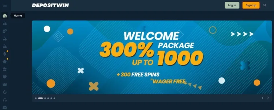 depositwin casino homepage