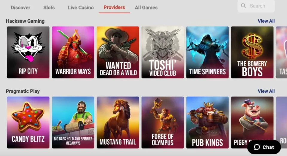 reel crypto casino game providers