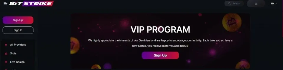 bitstrike vip program