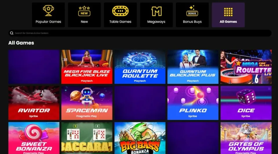 betswap casino games selection