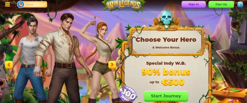 winlegends welcome bonus