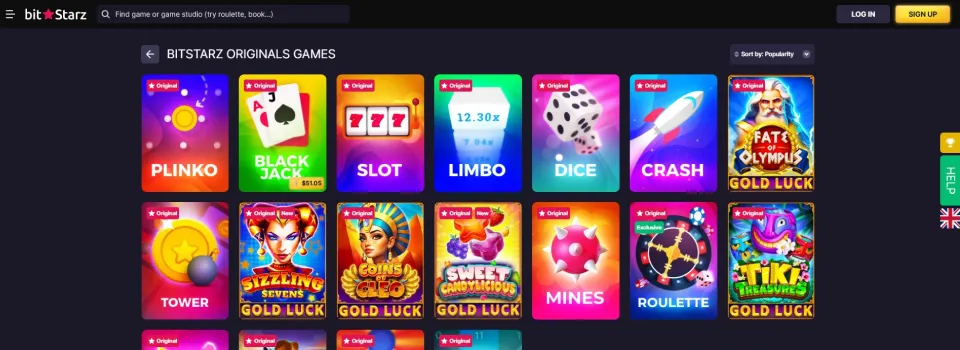 BitStarz Casino Original Games