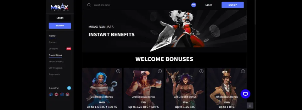 Mirax Casino Promotions