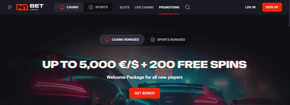 N1Bet Casino Bonuses