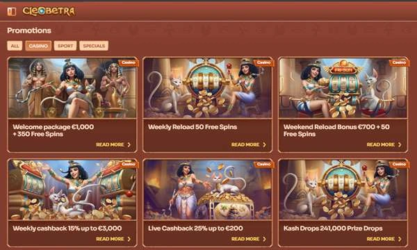 Cleobetra Promotions